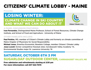 Citizens' Climate Lobby Flyer