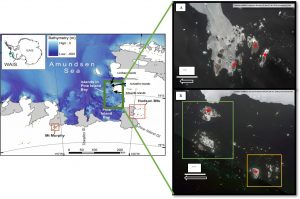 Map of the field area - Pine Island Bay, Antarctica