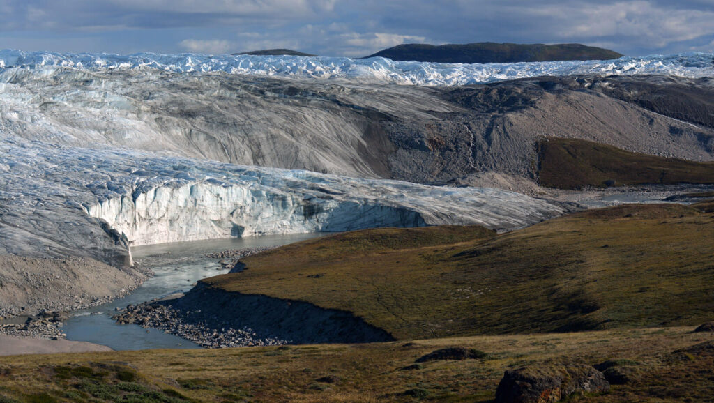 Photo of Arctic landscape in Greenland.