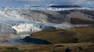 Photo of Arctic landscape in Greenland.