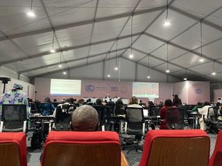 A presentation at COP27