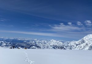 Keegan Bellamy on the Begguya plateau.