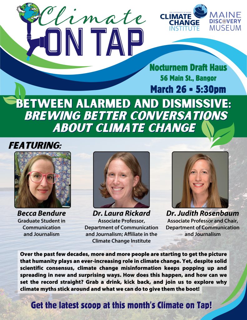 Poster of Climate on Tap Poster - March 26, 2026