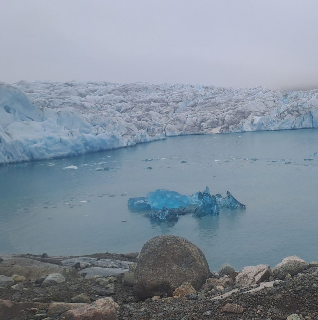 "Blue" icebergs (Naajat Serimat Glacier)