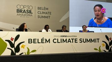 Belem Climate Summit stage