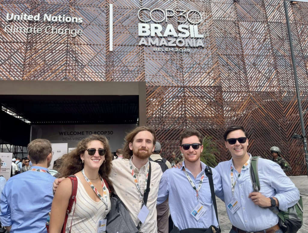 Outside of COP30 conference building